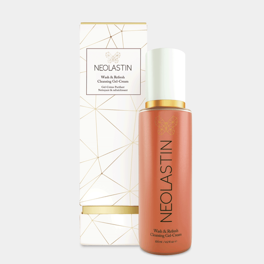 Hydrating cleansing gel cream by Neolastin for gentle face cleansing and moisture balance